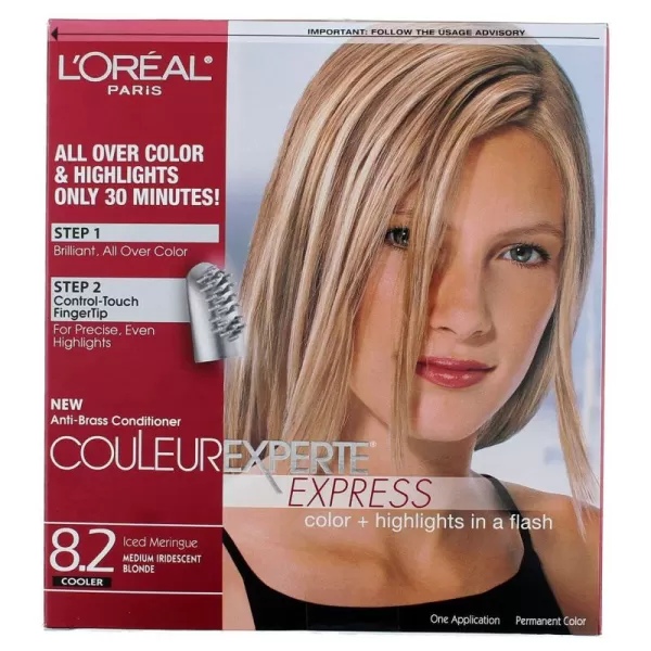 L'Oreal Paris Couleur Experte 2-Step Home Hair Color and Highlights Kit, Chocolate Mousse