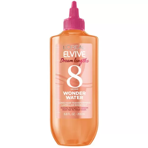L’Oreal Paris Elvive 8 Second Wonder Water Lamellar, Rinse out Moisturizing Hair Treatment for Silky, Shiny Looking Hair, 6.8 FL; Oz)