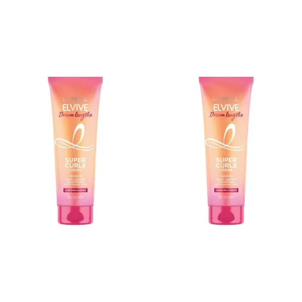 L'Oreal Paris Elvive Dream Lengths Super Curls Cream Leave-In, 5.1 Ounce