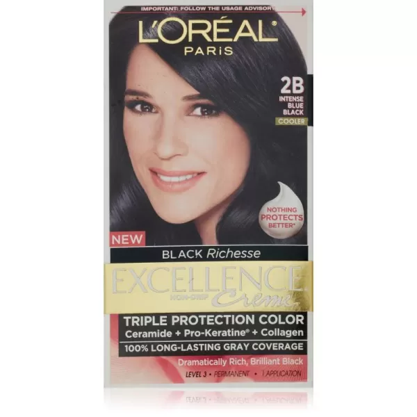 L'Oreal Paris Excellence Creme Permanent Hair Color, 8 Medium Blonde, 100 percent Gray Coverage Hair Dye, Pack of 2