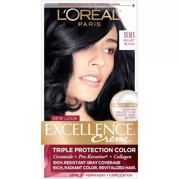 L'Oreal Paris Excellence Creme Permanent Hair Color, 8 Medium Blonde, 100 percent Gray Coverage Hair Dye, Pack of 2