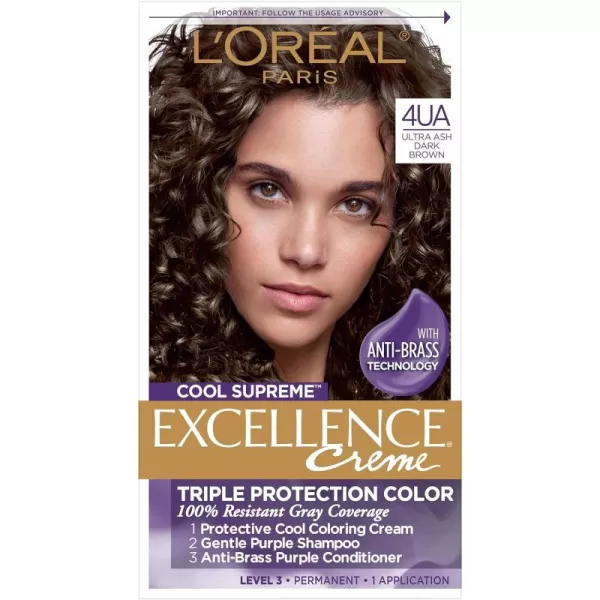 L'Oreal Paris Excellence Creme Permanent Hair Color, 8 Medium Blonde, 100 percent Gray Coverage Hair Dye, Pack of 2