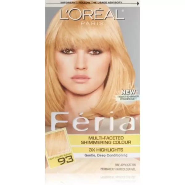 L'Oreal Paris Feria Multi-Faceted Shimmering Permanent Hair Color, B61 Downtown Brown, Hair Dye Kit, Pack of 2