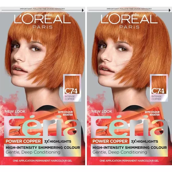 L'Oreal Paris Feria Multi-Faceted Shimmering Permanent Hair Color Hair Dye, V38 Violet Noir )