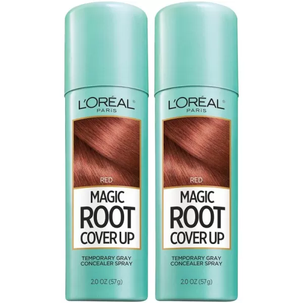 L'Oreal Paris Hair Color Root Cover Up Hair Dye Red 2 Ounce  