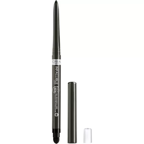 L'Oreal Paris Infallible Grip Mechanical Gel Eyeliner Pencil, Smudge-Resistant, Waterproof Eye Makeup with Up to 36HR Wear, Polar White, 0.01 Oz
