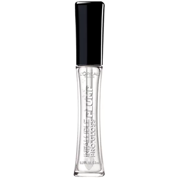 L'Oreal Paris Infallible Pro Gloss Plump Lip Gloss with Hyaluronic Acid, Long Lasting Plumping Shine, Lips Look Instantly Fuller and More Plump, Mauve Glow , 0.21 fl. oz.