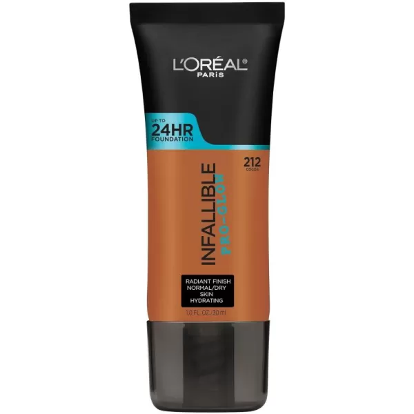 L'Oréal Paris Infallible Pro-Glow Foundation, Creamy Natural, 1 fl. oz.