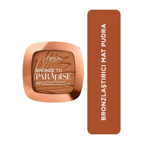 L'Oreal Paris Infallible Up to 24H Fresh Wear Soft Matte Longwear Bronzer. Waterproof, heatproof, Transfer, humidity and sweatproof, Light Medium, 0.31 oz