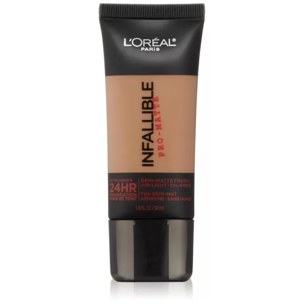 L'Oreal Paris K1828700 Infallible Pro-Matte Liquid Longwear Foundation Makeup, 102 Shell Beige, 1 Fl; Oz.