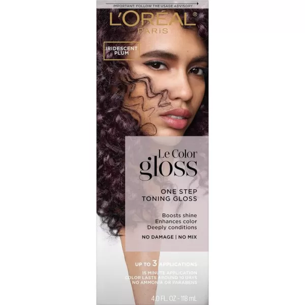 L'Oreal Paris Le Color One Step Hair Toning Gloss, Cool Blonde, 4 Ounce