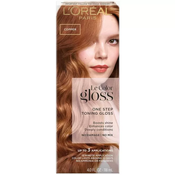L'Oreal Paris Le Color One Step Hair Toning Gloss, Cool Blonde, 4 Ounce