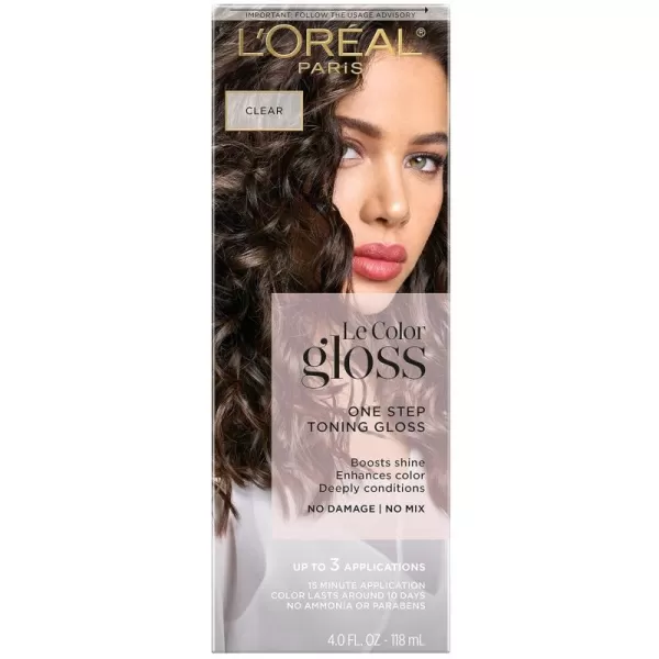 L'Oreal Paris Le Color One Step Hair Toning Gloss, Cool Blonde, 4 Ounce