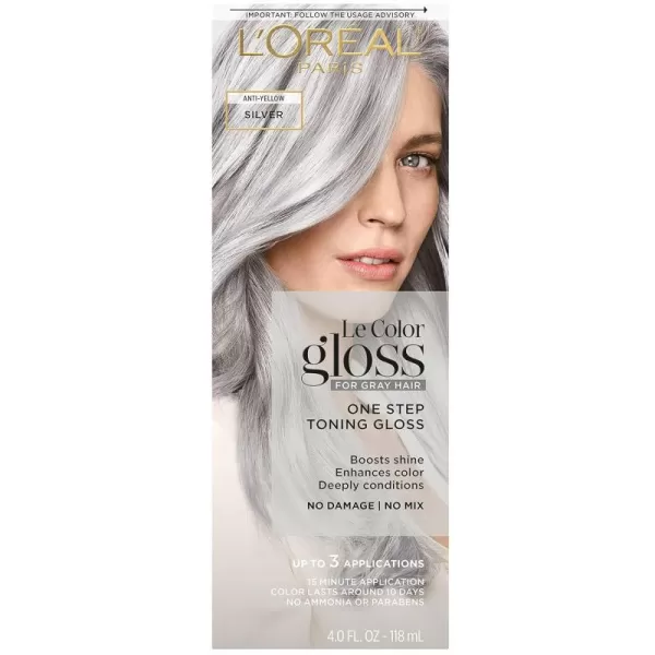 L'Oreal Paris Le Color One Step Hair Toning Gloss, Cool Blonde, 4 Ounce