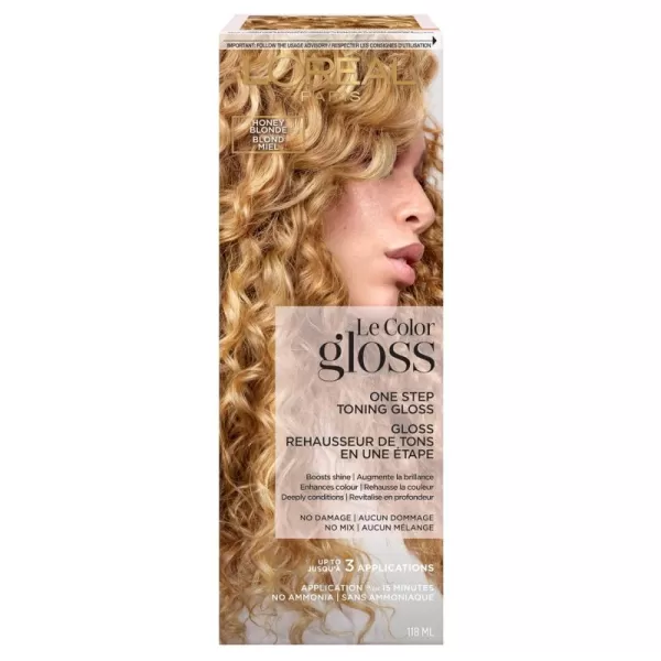L'Oreal Paris Le Color One Step Toning Hair Gloss, Copper, 4 Ounce