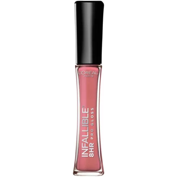 L’Oreal Paris Makeup Infallible 8 Hour Hydrating Lip Gloss, Barely Nude, 0.21 Fl Oz