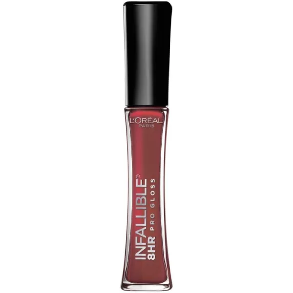 L’Oreal Paris Makeup Infallible 8 Hour Hydrating Lip Gloss, Barely Nude, 0.21 Fl Oz