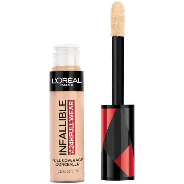 L'Oreal Paris Makeup Infallible Full Wear Waterproof Matte Concealer, Full Coverage, Pecan, 0.33 fl. oz.