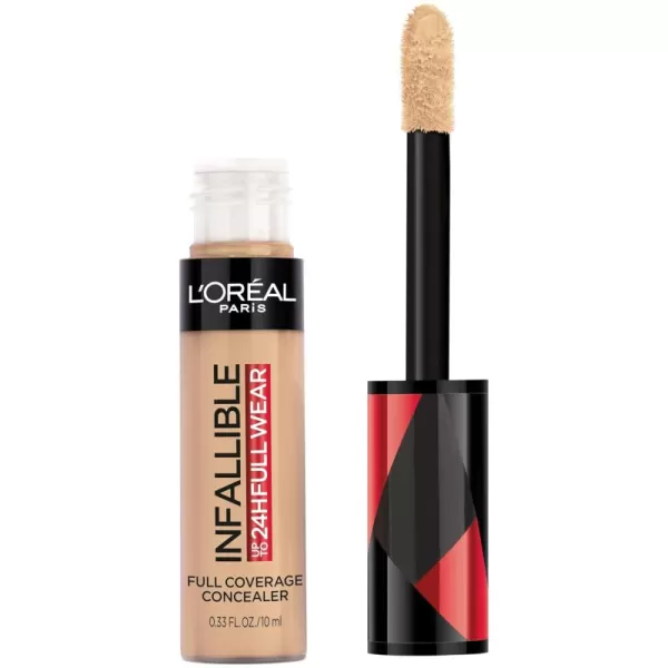 L'Oreal Paris Makeup Infallible Full Wear Waterproof Matte Concealer, Full Coverage, Pecan, 0.33 fl. oz.