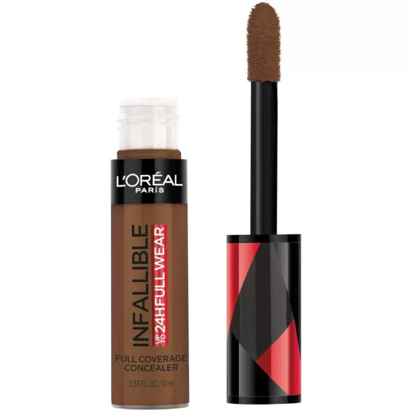 L'Oreal Paris Makeup Infallible Full Wear Waterproof Matte Concealer, Full Coverage, Pecan, 0.33 fl. oz.