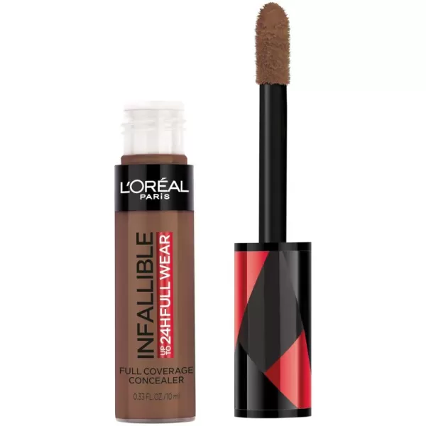 L'Oreal Paris Makeup Infallible Full Wear Waterproof Matte Concealer, Full Coverage, Pecan, 0.33 fl. oz.
