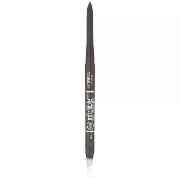 L'Oreal Paris Makeup Infallible Never Fail Original Mechanical Pencil Eyeliner with Built in Sharpener, Slate, 0.008 oz.