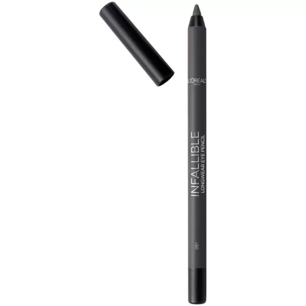 L'Oreal Paris Makeup Infallible Pro-Last Pencil Eyeliner, Waterproof and Smudge-Resistant, Glides on Easily to Create any Look, Black, 0.042 oz., 2 Count