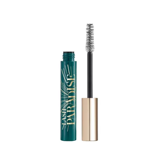 L'Oreal Paris Makeup Lash Paradise Mascara, Voluptuous Volume, Intense Length, Feathery Soft Full Lashes, No Flaking, No Smudging, No Clumping, Black, 0.25 Fl Oz 