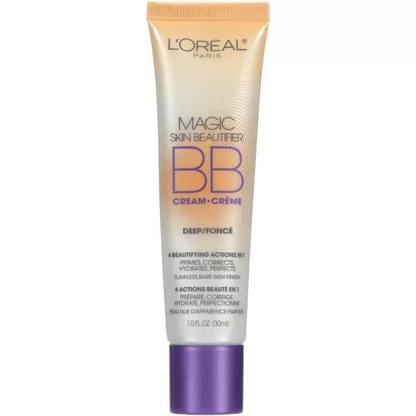 L'Oréal Paris Makeup Magic Skin Beautifier BB Cream Tinted Moisturizer, Medium, 1 fl oz, 1 Count