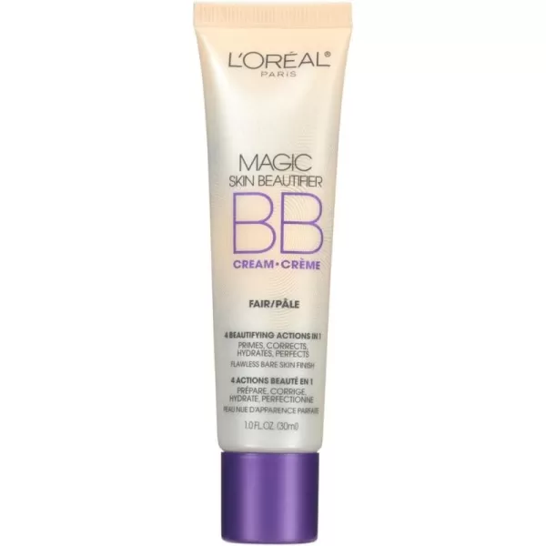 L'Oréal Paris Makeup Magic Skin Beautifier BB Cream Tinted Moisturizer, Medium, 1 fl oz, 1 Count