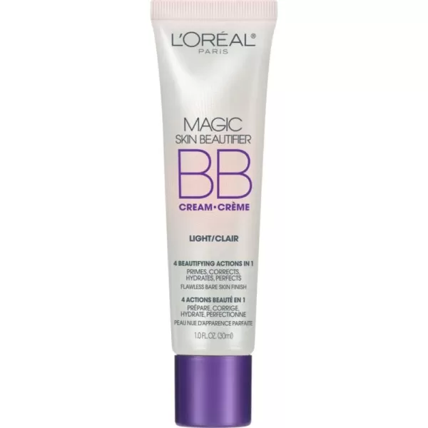 L'Oréal Paris Makeup Magic Skin Beautifier BB Cream Tinted Moisturizer, Medium, 1 fl oz, 1 Count