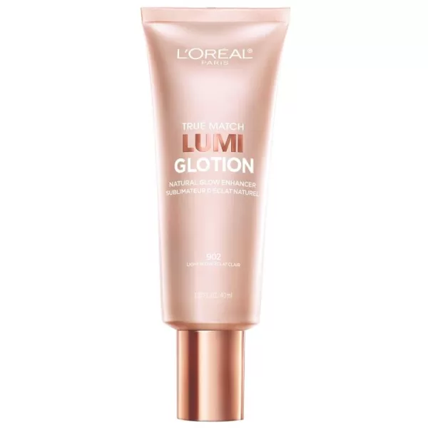 L'Oreal Paris Makeup True Match Lumi Glotion, Natural Glow Enhancer, Illuminator Highlighter Skin Tint, for an All Day Radiant Glow, Medium, 1.35 Ounces