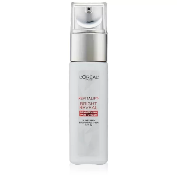 L'Oréal Paris Revitalift Bright Reveal Anti-Aging Day Cream with SPF 30 with Glycolic Acid, Vitamin C &amp; Pro-Retinol, Reduce Wrinkles 1 fl. oz.