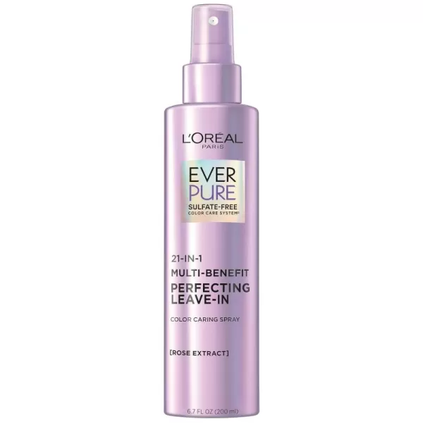 L’Oréal Paris Sulfate Free Moisture 21-in-1 Leave-In Conditioner for Dry Hair, EverPure, 6.8 fl oz )
