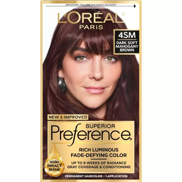 L'Oreal Paris Superior Preference Fade-Defying + Shine Permanent Hair Color, 9.5N Lightest Natural Blonde, Pack of 3, Hair Dye