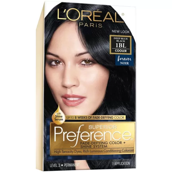 L'Oreal Paris Superior Preference Fade-Defying + Shine Permanent Hair Color, 9.5N Lightest Natural Blonde, Pack of 3, Hair Dye