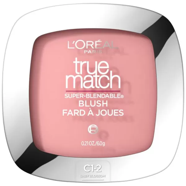 L'Oreal Paris True Match Super-Blendable Powder Blush, Innocent Flush, 0.21 Oz 