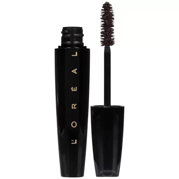 L'Oreal Paris Voluminous Extra Volume Collagen Plumping Mascara, Blackest Black, 0.34 Fl Oz, 2 Count)