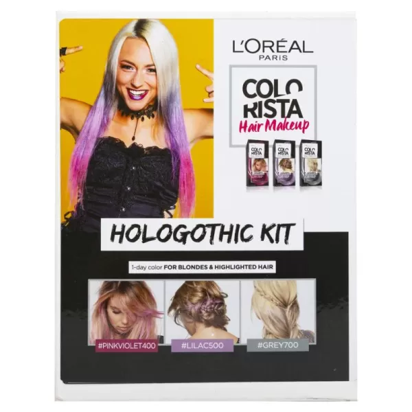 L'oreal Paris Hair Color Colorista Makeup 1-day for Blondes, Lilac500, 1 Fluid Ounce