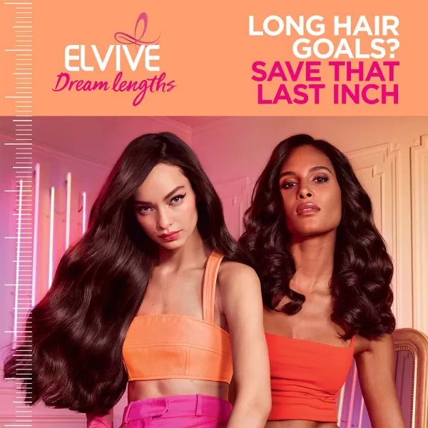 L'Oreal Paris Elvive Dream Lengths Super Detangling Conditioner With Fine Castor Oil and Vitamins B3 and B5 for Long, Damaged Hair, Instantly Detangles To Reduce Breakage With System, 28 Fl Ounce