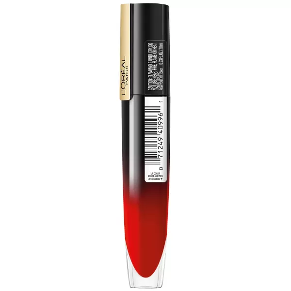 L'Oreal Paris Brilliant Signature Shiny Lip Stain Lipstick, Be Uncontrollable 0.21 Fl Oz.