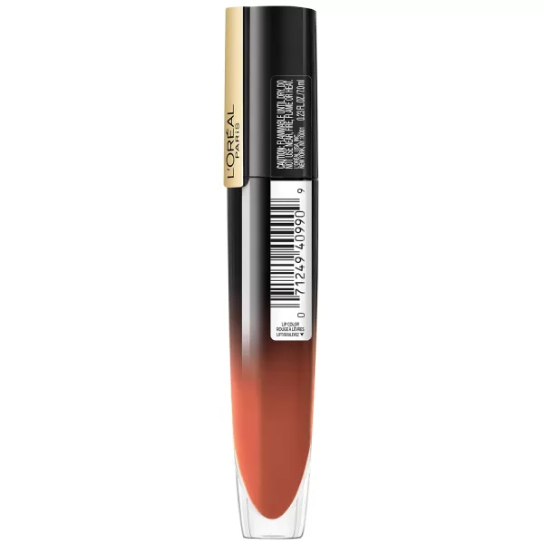 L'Oreal Paris Brilliant Signature Shiny Lip Stain Lipstick, Be Uncontrollable 0.21 Fl Oz.