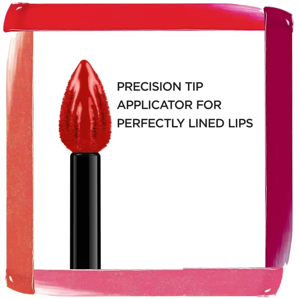 L'Oreal Paris Brilliant Signature Shiny Lip Stain Lipstick, Be Uncontrollable 0.21 Fl Oz.