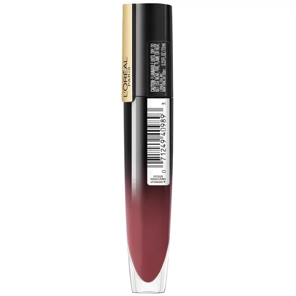L'Oreal Paris Brilliant Signature Shiny Lip Stain Lipstick, Be Uncontrollable 0.21 Fl Oz.