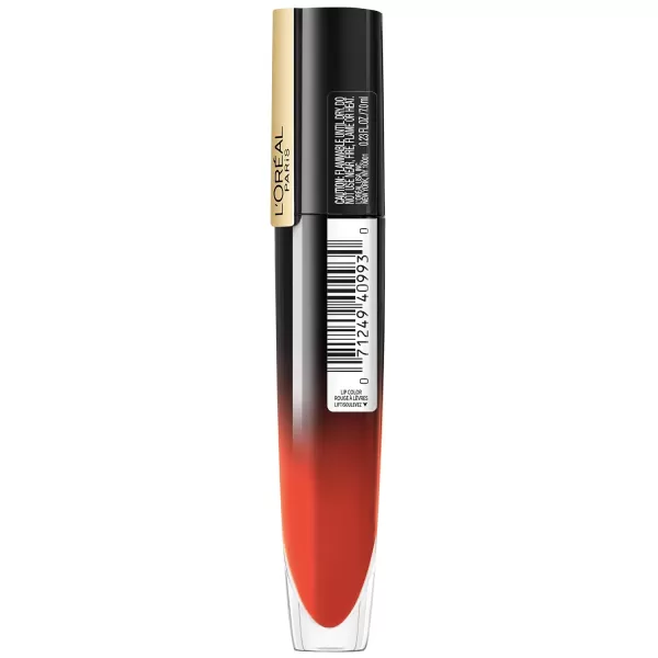 L'Oreal Paris Brilliant Signature Shiny Lip Stain Lipstick, Be Uncontrollable 0.21 Fl Oz.