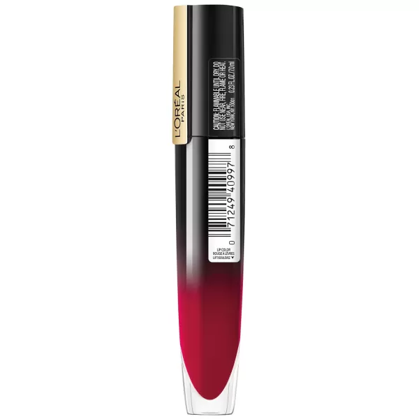 L'Oreal Paris Brilliant Signature Shiny Lip Stain Lipstick, Be Uncontrollable 0.21 Fl Oz.