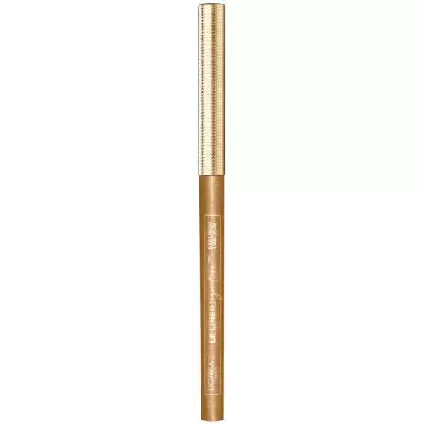 L’Oréal Paris Makeup Le Liner Signature Mechanical Eyeliner, Easy-Glide, Smudge Resistant, Bold Color, Long Lasting, Waterproof Eyeliner, Gold Velvet, 0.011 oz., 1 count