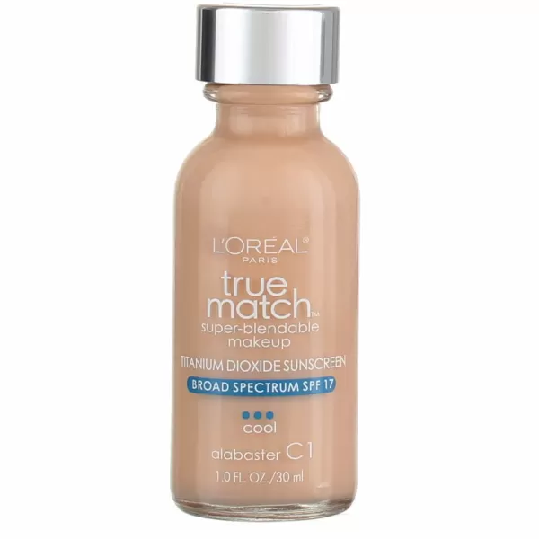 L'Oreal Paris Makeup True Match Super-Blendable Liquid Foundation, Deep Warm W9.5, 1 Fl Oz,1 Count