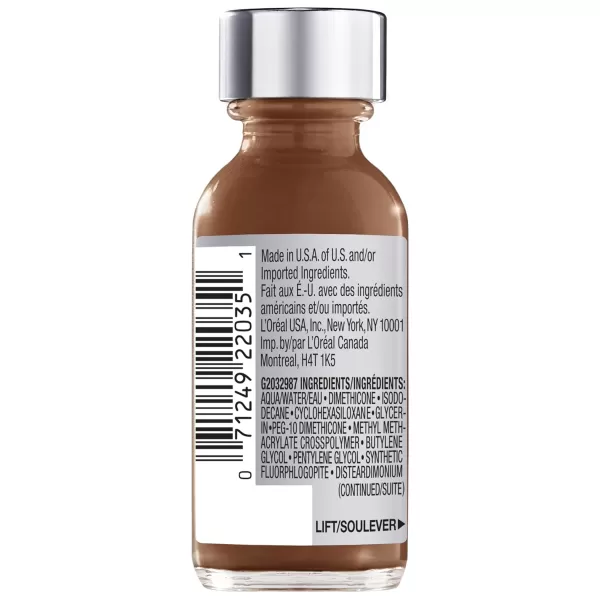 L'Oreal Paris Makeup True Match Super-Blendable Liquid Foundation, Deep Warm W9.5, 1 Fl Oz,1 Count