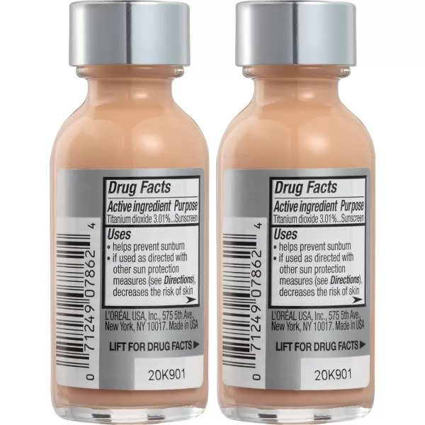 L'Oreal Paris Makeup True Match Super-Blendable Liquid Foundation, Deep Warm W9.5, 1 Fl Oz,1 Count